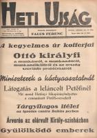 [Folyóirat] Heti Ujság. Falus Ferenc riportlapja. Megjelenik minden szombaton. XI. évfolyam, 1/2-18,...