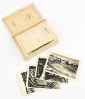 1964 Mi ez? Építészettörténeti társasjáték, kártyajáték - Budapesti műemlékek, dobozában komplett, 100 db