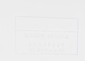 G. Szántó András (1937-2002): Lépcső. Fotó, papír, , hátoldalán pecséttel jelzett, 28x38 cm