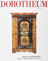 Dorotheum árverési katalógus, rusztikus és vidéki bútorok témáéban, 2021