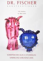 Dr. Fischer aukciós katalógus, európai és stúdióüvegek témában, 2019, 480p.