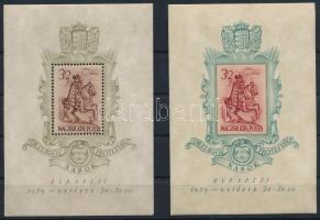 1939 Bethlen-blokkpár (az első blokkon kis felületi vágás a kereten / superficial cut on margin)