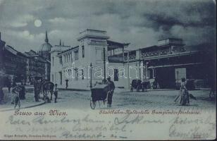 Vienna Wiener Stadtbahn station at Gumpendorferstrasse (EB)