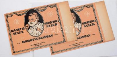 Rasier Seife borotvaszappan címkéje, 2 db