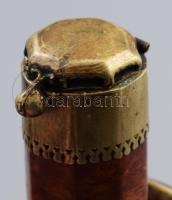 Partsch pipa, szerelékkel, h: 8 cm