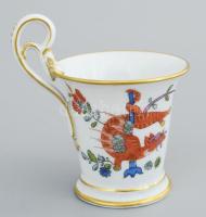 cca 20. sz. eleje, Meissen "Kakiemon" csésze alátéttel. Jelzett, kézzel festett, csészén r...