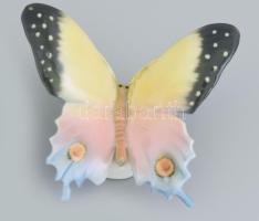 Alteste Volkstedt pillangó. Jelzett, hibátlan, 9,5x11 cm