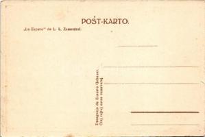 La Espero de L. L. Zamenhof / Esperanto art postcard s: Ernesto Gebauer (EK)