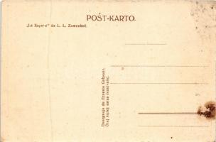 La Espero de L. L. Zamenhof / Esperanto art postcard s: Ernesto Gebauer (fl)