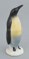 Német pingvin figura, jelzett, m: 13 cm