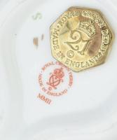 Royal Crown Derby porcelán madár. Jelzett, hibátlan, m: 7 cm