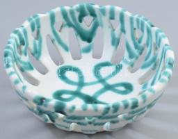 Gmunder Keramik kínáló. Jelzett, hibátlan, d: 17 cm