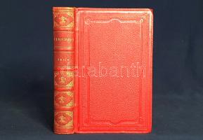 Rousseau, Jean-Jacques:  Émile, ou de l'éducation. Nouvelle édition revue avec le plus grand soin d'apres les meilleurs textes. [Párizs] Paris, [1910 körül]. Garniers Fréres (Imprimerie Deslis Fréres, Tours). VIII + 638 p. Jean-Jacques Rousseau (1712-1778) morálfilozófiai értekezése először 1762-ben jelent meg. A párizsi és genfi hatóságok megjelenése évében be is tiltották a könyvet, a példányok egy jelentős részét elégették. A munka a felvilágosodás pedagógiai elveinek fontos darabja. Példányunk a párizsi Garnier Kiadó jegyzetelt, részletes tartalomjegyzékkel ellátott, felújított kiadásából való, mely 1900-1924 között számos újra nyomást ért meg. Aranyozott, álbordázott gerincű, vaknyomásos korabeli egészvászon kötésben, aranyozott festésű lapszélekkel. Szép példány.