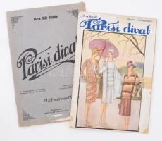 1928 2 db Párisi Divat divatújság