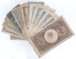 15db-os vegyes román bankjegytétel, közte Románia 1945. 10.000L T:VG-G
15pcs mixed lot of romanian ...