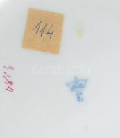 Bloch Eichwald tál, jelzett, kopással, d: 18,5 cm