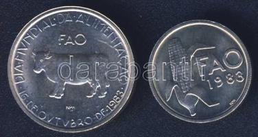 Portugália 1983. 2,5P + 5P "FAO" pár T:1,1/2