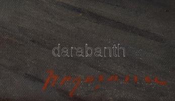 Negosanu, Grigore (1885 - 1953): Kocsma Nagybányán. Olaj, vászon. jelzett, üvegezett keretben. 62x52...