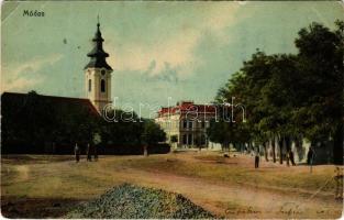 Módos, Jasa Tomic; utcakép, templom. Pátria kiadása / street, church (gyűrődések / creases)
