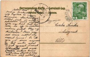 1909 Abbazia, Opatija; Hotel Stephanie. Alfred Dietrich / szálloda, villa / hotel, villa (kopott sar...