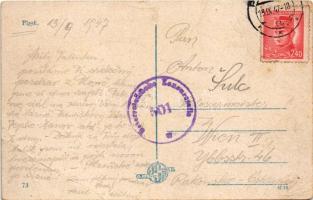 1947 Plzen, Pilsen; Kdyz pivecko pení, v svete nad nej není, po hubicce sládne a starosti zádné / br...