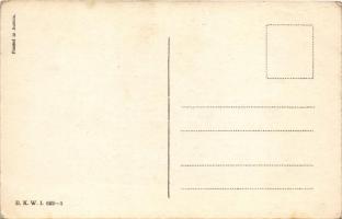 Baroque lady with puppies. B.K.W.I. 622-1. s: August Patek (EK)