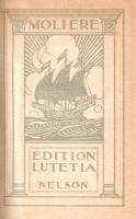 Moliere [Poquelin, Jean-Baptiste]: 
Oeuvres completes en six volumes. Tome I-VI. [Teljes mű hat köt...
