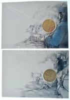 2001. 200Ft "Arany János: Toldi" érmés levelezőlapon + 2001. 200Ft "Fazekas Mihály: L...