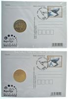 2001. 200Ft "Arany János: Toldi" érmés levelezőlapon + 2001. 200Ft "Fazekas Mihály: L...