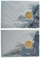 2001. 200Ft "Arany János: Toldi" érmés levelezőlapon + 2001. 200Ft "Fazekas Mihály: L...