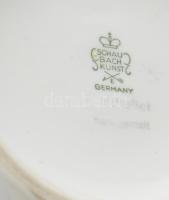 Schaubachkunst sárkányos váza. Kézzel festett, jelzett, hibátlan 26 cm