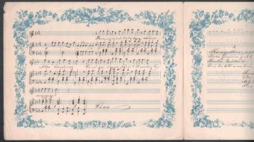 1880 ,,Ária Strauss János [Johann Strauss] Freut euch des Lebens 5-dik keringőjéből. Szövege Fleisch...