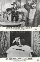 cca 1989 előtt készült, ,,Hé barátom, itt van Sabata!" című olasz film jelenetei és szereplői, ...