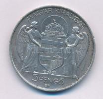 1939. 5P Ag "Horthy balra" T:XF patina Adamo P8.2