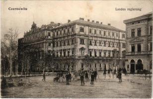 1916 Chernivtsi, Czernowitz, Cernauti, Csernyivci (Bukovina, Bucovina, Bukowina); Landes regierung. Verlag Josef Gottlieb / state government + "K u K. FELDPOSTAMT 126" (fl)