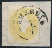 2kr sárga "TEMESVÁR", 2kr yellow "TEMESVÁR"