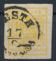 1kr chrome yellow MP III. "(P)ESTH", 1kr krómsárga MP III. "(P)ESTH"