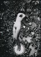 cca 1936 Karel Tiege (1900-1951) cseh avantgárd, modernista művész kollázsa, 1 db modern nagyítás, jelzés nélkül, 21x15 cm