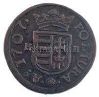 1707KB Rézpoltúra "II. Rákóczi Ferenc" (2,29g) T:AU
Hungary 1707. Poltura "Francis I...