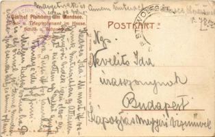 Mondsee, Gasthof Plomberg am Mondsee. Die mächtigste Linde in Oberösterreich 5 1/2 m. Umfang / the m...