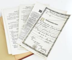 Komárom Megyei Téglagyár Egyesülés Tata I. (Baji-út) műszaki fejlesztési terve. 1959-1965. Készített...