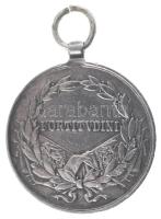 1917. "Károly Ezüst Vitézségi Érem II. osztálya" jelzetlen Ag kitüntetés mellszalag nélkül...