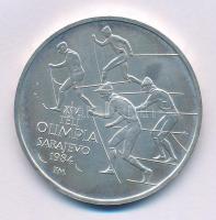 1984. 500Ft Ag "Szarajevói Téli Olimpia" T:BU kis patina Adamo EM76