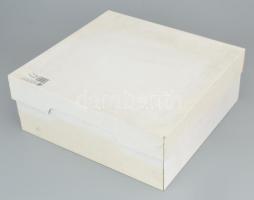 Hollóházi Erika mintás süteményes készlet hat személyes, , eredeti dobozában