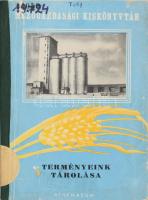 Terményeink tárolása. Mezőgazdasági Kiskönyvtár. Növénytermesztési sorozat 11. sz. Bp., 1950., Athenaeum, 79+1 p. Javított gerincű félvászon-kötésben, kopott borítóval, volt könyvtári példány.