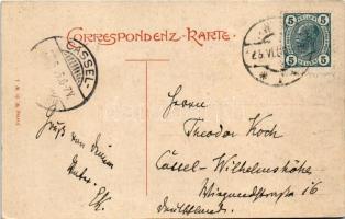 1906 Wien, Vienna, Bécs; Stock im Eisen / Stock im Eisen (German: "staff in iron") is the ...