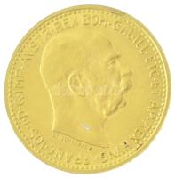 Ausztria 1911. 10K Au "Ferenc József" (3,42g/0.900) T:AU-XF Austria 1911. 10 Corona Au "Franz Joseph I" (3,42g/0.900) C:AU-XF Krause KM#2816