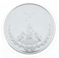 Csontos Attila DN "Örök értékeink / Himnusz" aranyozott, ezüstözött fém emlékérem kapszulá...