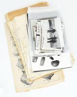 Goldman György régész hagyatékából származó anyag: kb. 70 db régészeti munkálatokat, ásatásokat, leleteket ábrázoló fotó; 13 db térkép (Battonya, Geszt, Zsadány, Mezőgyán és környékük); kb. 90 oldalnyi régészeti témájú, sokszorosított jegyzet, számos ábrával, magyar és német nyelven. Vegyes állapotban.