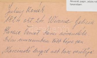 Juliusz Kossák (1824-?): Kosciusko lengyel-litván-amerikai szabadságharcos, nemzeti hős portréja lov...